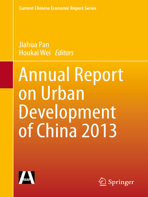 cover image of Annual Report on Urban Development of China 2013
